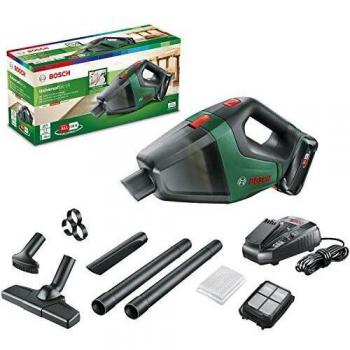 Aspirador de mano Bosch UniversalVac 18 con batería de 2.5Ah y cargador
