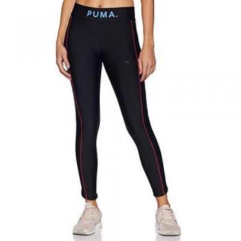 Puma Chase Graphic - Mallas deportivas para mujer, color negro Negro L