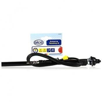 Alca - Antena Teleskop B - Antena de Coche Universal 12 V - Negra
