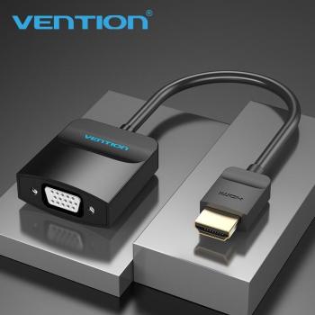 Adaptador HDMI a VGA 1080P Digital, Conector Macho a Hembra, Platino para Computadora de Escritorio y Laptop