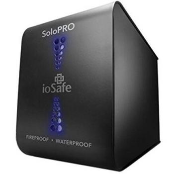 ioSafe SOLOPRO 3 TB USB 3.0 Fireproof/Waterproof External Hard Drive with Data Recovery Service PRO - Black