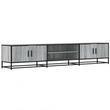 Mueble para TV de madera de ingeniería gris Sonoma 210x35x41 cm