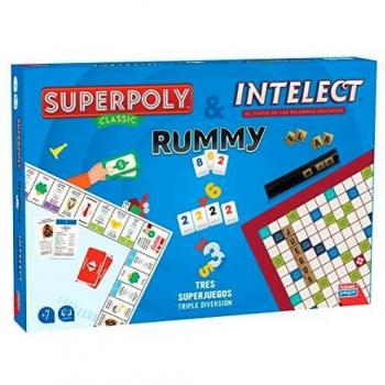 Combo de Juegos: Superpoly, Intelect y Rummy