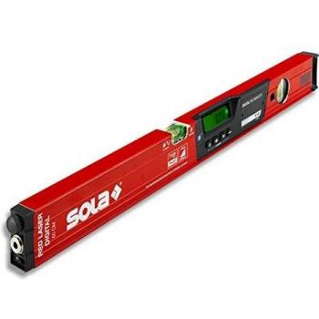 Nivel láser de burbuja con inclinómetro electrónico digital red laser Sola