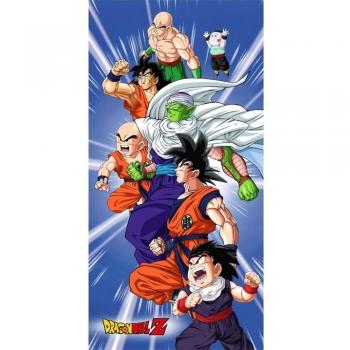 Toalla de playa Dragon Ball Z de microfibra 100% polyester con medidas 70x140cm