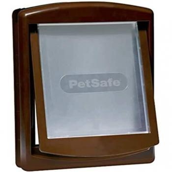 STAYWEL 775EF - Puerta para perro grande, Marrón, L