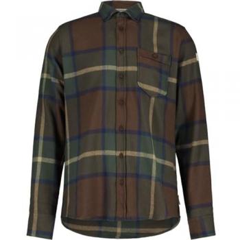Maloja TendreM. Camisa de manga larga para hombre, confeccionada en tejido ligero y transpirable, con diseño moderno y detalles funcionales como botones a presión, bolsillo en el pecho y ajuste cómodo