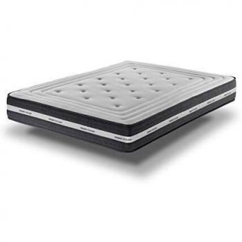 Colchón Viscoelástico Deluxe 4D 25 cm Firmeza Alta con Tejidos de Alta Calidad Certificados Sanitized y Oeko-Tex