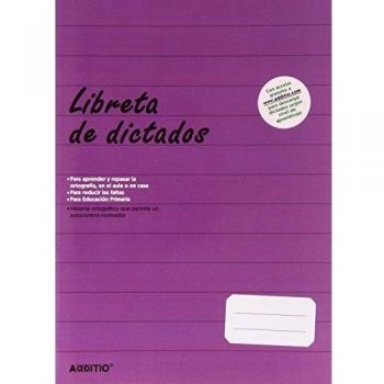 Additio D102 - Libreta de Dictados para educación primaria, color verde