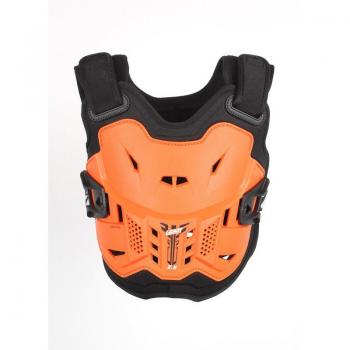 Leatt 2.5 Mini Protector de Pecho para Niños - Naranja/Negro (4-7 años, 110-134 cm)