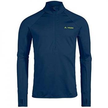 VAUDE Men's Livigno Halfzip Suéter, Hombre, Deep Water, L