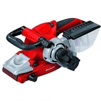 Einhell Lijadora de Banda Electrónica 850W, Superficie de Lijado 75x140mm, Cambio sin Herramientas TE-BS 8540 E