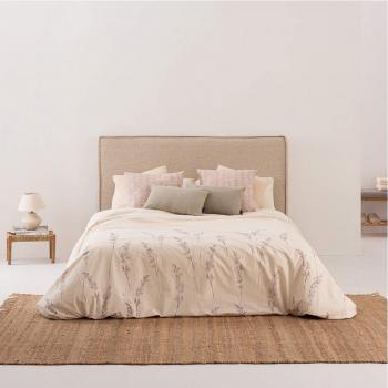 Funda nórdica de algodón popelín 400 hilos cama 90 en color topo Bacarot
