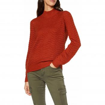 YAS Yasbrentrice Knit Pullover suéter, Rojo