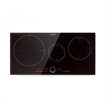 Klarstein Delicatessa 80 Placa de Inducción Integrada 3 Zonas 7400W Vitrocerámica