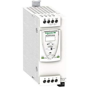 Schneider Electric ABL8RPS24050 Rail Mounted Power Supply (DIN), Regulated Switch Mode Power Supply, Input Voltage 100-500V, Output Voltage 24-28.8V, Output Current 5A, Content