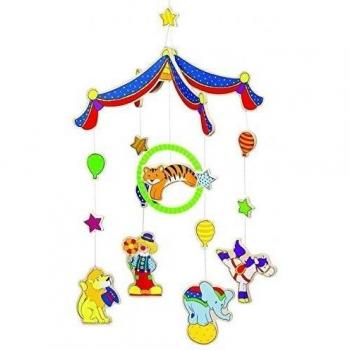 Goki móvil circo colorido juguete Hanging