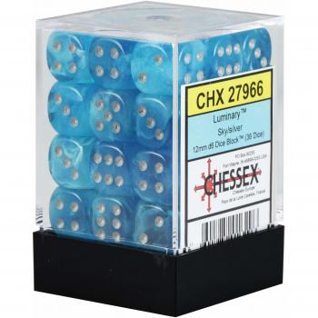 Chessex Luminary Sky D6 12mm Dice Set