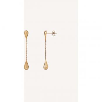 Pendientes Drop chapados en oro 18 Kt de Vidal & Vidal