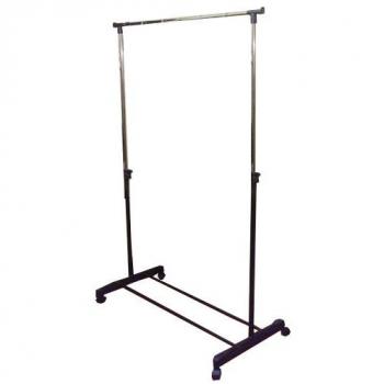 JVL - Perchero ajustable con ruedas