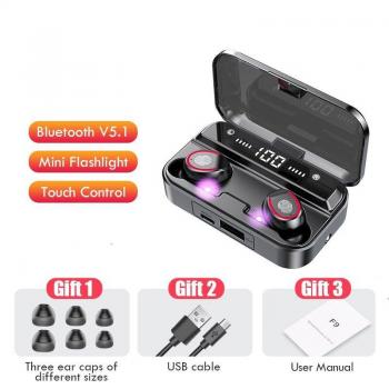 Auriculares TWS Inalámbricos Bluetooth 5.1 Mini Lotus con Micrófono para Videojuegos