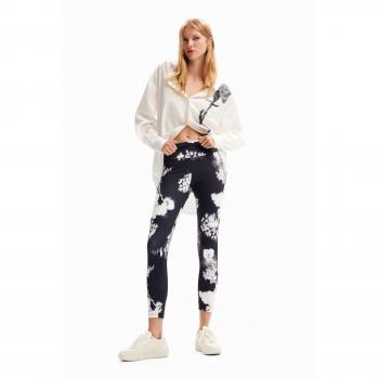 Leggings Desigual Agnes 2000 Negro con Diseño para Mujeres