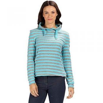 Regatta Celestia Jersey de algodón Envolvente sobre el Cuello de la Mujer, Azul Azure, Acero Claro, Talla 14