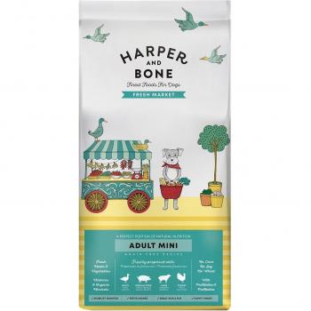 Harper & Bone Adult Mini Fresh Market Pienso para Perros con Pato, Cerdo Ibérico, Cordero y Pavo 10kg