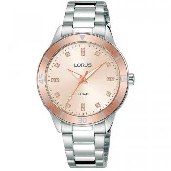 Reloj de Mujer Lorus Analógico de Cuarzo con Brazalete de Acero Inoxidable RG241RX9