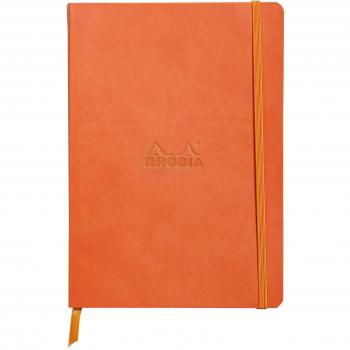 Rhodia Rhodiarama Cuaderno A5 Dot Naranja Mandarina