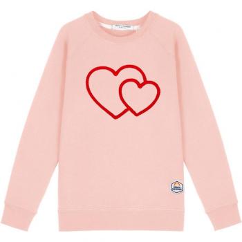French Disorder Duo Heart Girls' Sweatshirt