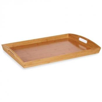 Bandeja de bambú con asas San Ignacio Kinvara 58x38 cm