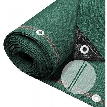 Malla Sombreo y Ocultación Verde 1x10m, Valla de Privacidad HDPE 230g/m² con Protección UV y Bridas de Fijación