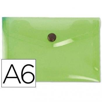 CARPETA BEAUTONE DOSSIER BROCHE 44233 POLIPROPILENO DIN A6 VERDE -SERIE FROSTY