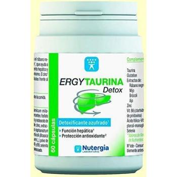 Nutergia Ergytaurina Detox - 60 Cápsulas para Desintoxicación