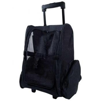 Gloria Mochila con Ruedas para Macotas Gloria Trolley Trip Negro (36 x 30 x 49 cm)