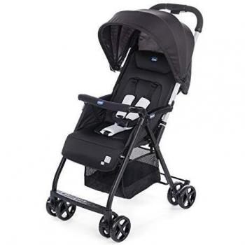 Silla de Paseo Ultraligera Chicco Ohlala2, Compacta y Ligera, 3.8 Kg, Color Negro Black Night