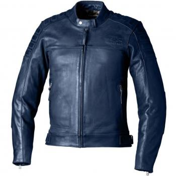 RST Chaqueta de Moto Brandish 2 Azul, chaqueta de cuero para motocicleta, modelo IOM TT, tamaño XL