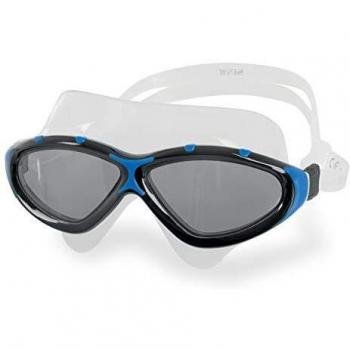 Gafas de natación Seac Profile negras y azules con lentes tintadas