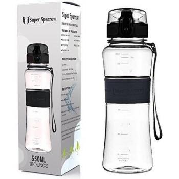 MAIGG Alta Calidad de Niños Botella de Agua de - 10 oz - Fast Flow, Flip Top de Fugas Tapa de La Prueba & Uno Haga clic en Abrir - No Tóxico BPA Libre y Respetuoso Del Medio Ambiente Tritan Copoliéster Plástico - Debe Tener Para el Gimnasio, Yoga, Cor