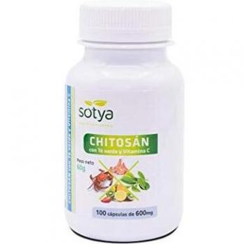 SOTYA - SOTYA Chitosán + Té verde + Vitamina C 100 cápsulas 600mg