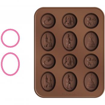 Tescoma M274287 - Cortapastas con Molde Chocolate Hadas