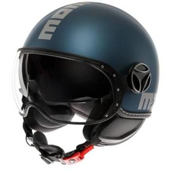 Casco abierto Momo Design FGTR Evo Mono Matt Avio/Silver