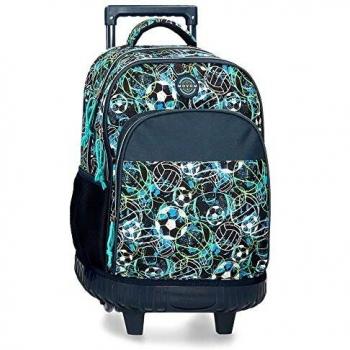 Movom Balls Mochila Compact 2 Ruedas Azul 32x43x21 cms Poliéster 28,9L