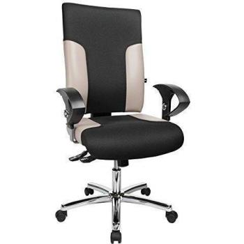 TOPSTAR Two 20 Deluxe Silla giratoria de Oficina, Piedra, Gris