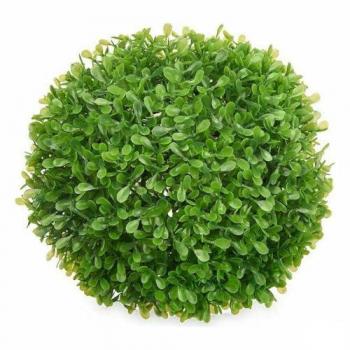 Ibergarden Planta Decorativa Hojas Bola Plástico 22 x 22 x 22 cm Verde (8 Unidades)