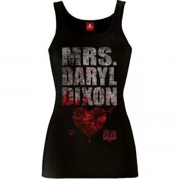 The Walking Dead Mrs. Daryl Dixon Top Mujer Negro XS