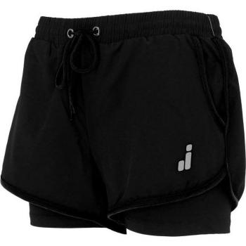 Pantalones Cortos Deportivos para Mujer Joluvi Meta Duo Negro
