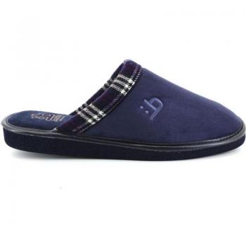 BEREVERE 307 Zapatillas de casa de hombre azul marino