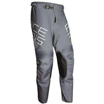 Acerbis Pantalones de Cross MX Track Grises y Negros, talla 30, características: pantalones de motocross, material resistente, diseño ergonómico, ventilación optimizada, refuerzos en áreas críticas